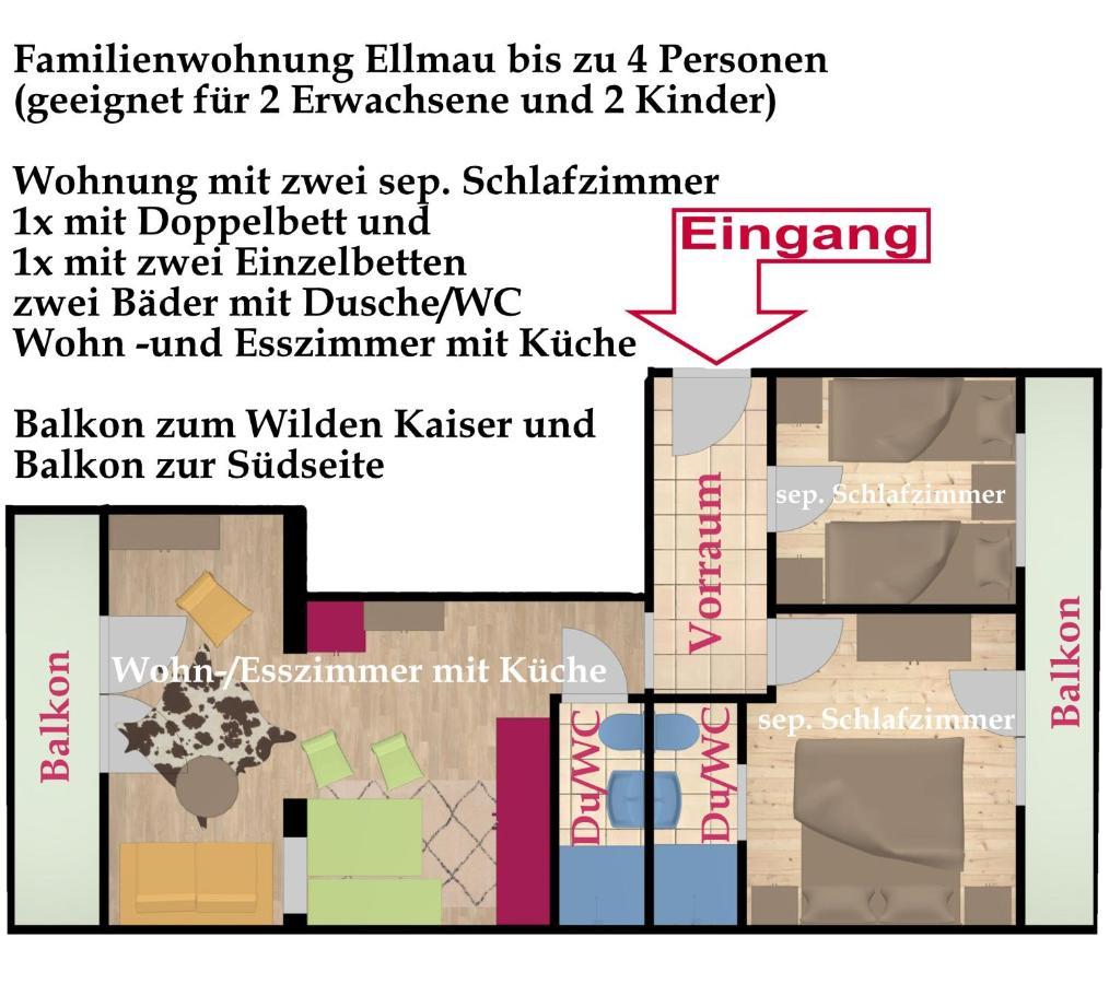 Kaiserapart Ellmau Zentrum 外观 照片