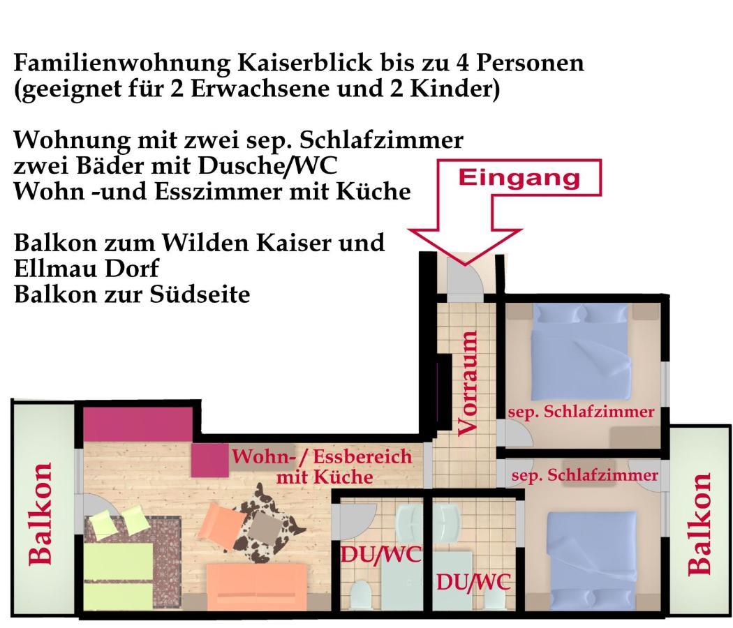 Kaiserapart Ellmau Zentrum 外观 照片