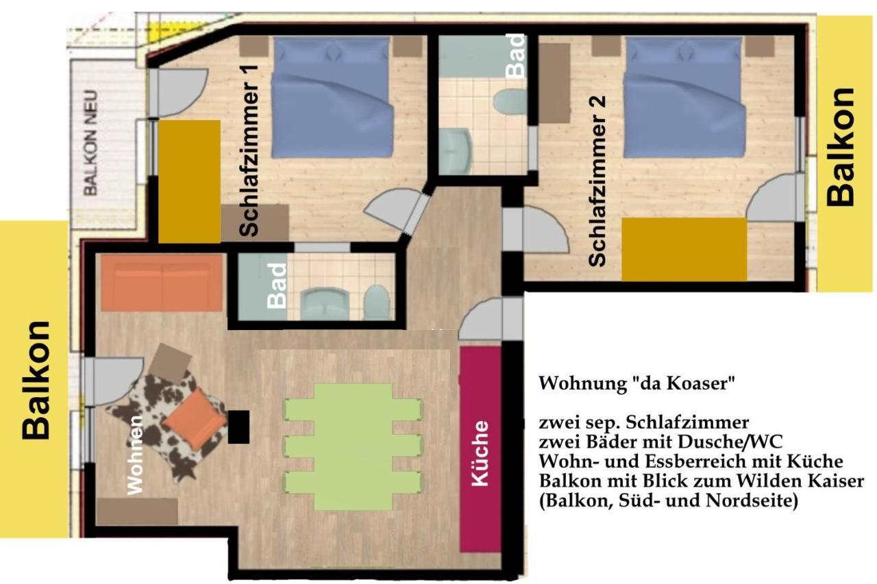 Kaiserapart Ellmau Zentrum 外观 照片